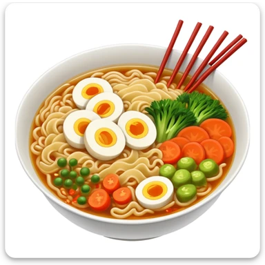 Packaged ramen sticker