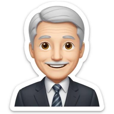 senior business man sticker