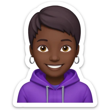 person user purple sticker