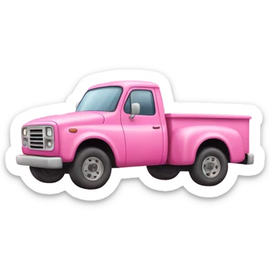 Pink truck sticker