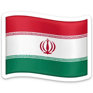 Flag of Iran qajar aga Mohammad khan  sticker