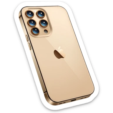 Beige iPhone 13pro sticker