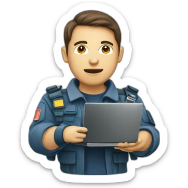 Dawn information security IT specialist sticker