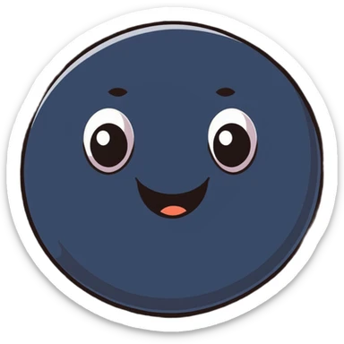Adorable derpy emoji with googly eyes looking in different directions and a silly grin sticker