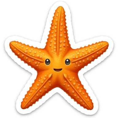 Emoji de estrella de mar sticker