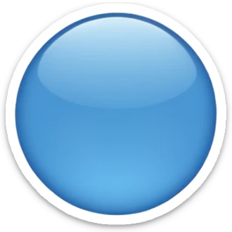 Verificación azul círculo  sticker