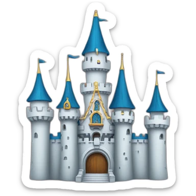 Disney castle sticker