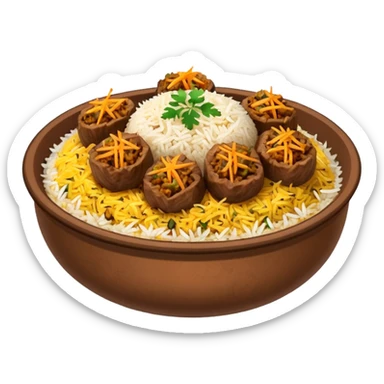 Hyderabadi Mutton Dum Biryani sticker