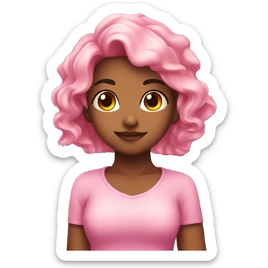 moño rosa cute  sticker