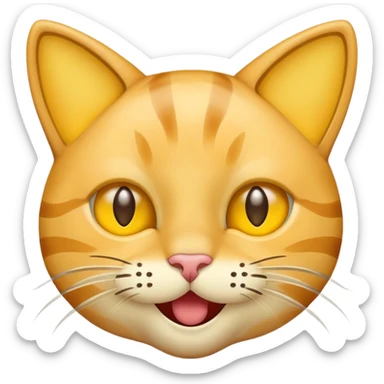 in questa emoji 😸 aggiungi due stelle come questa ⭐️ al posto degli occhi  sticker