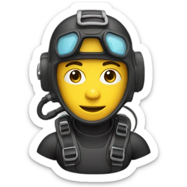 scuba-diver sticker