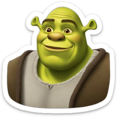 Shrek dreamworks  sticker