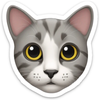 cat from new zealand sticker