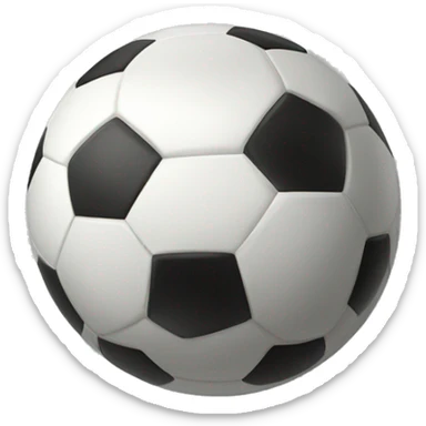 Soccer ball sticker