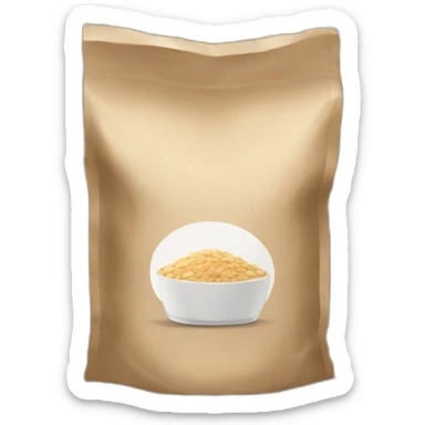BAG OF OATS sticker