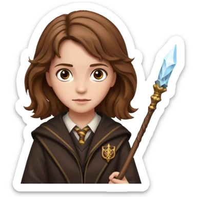Hermione granger wand sticker