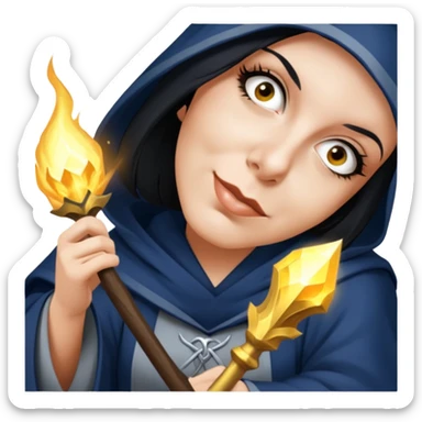 Stormcaller Wizard sticker