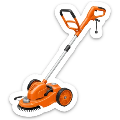 Echo lawn trimmer with orange more like the real thing  sticker
