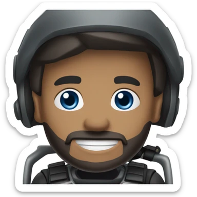 male dark hair blue eyes no beard driving a bmw gs 1250 adventure black sticker