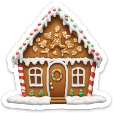 Gingerbread house  sticker