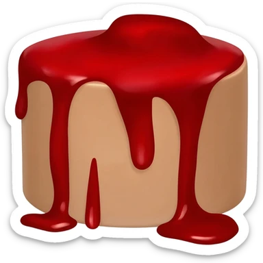  Blood cake sticker