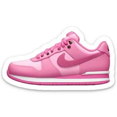 Pink Nike sneakers sticker