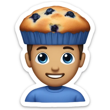 blueberry muffin sticker