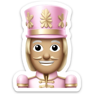 Light pink nutcracker  sticker