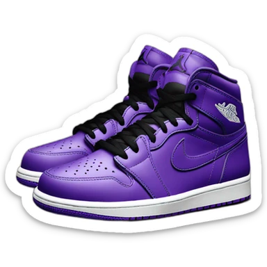 nike-air-jordan-1-purple-logo-store sticker