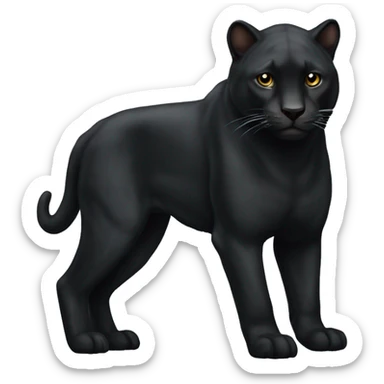 Animal pantera negra sticker