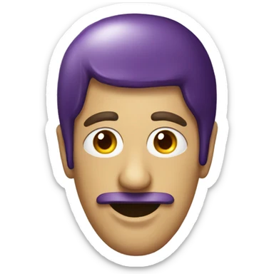 Eggplant man sticker