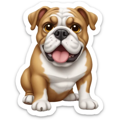 English bulldog  sticker