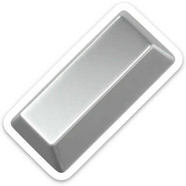 Silver bar sticker
