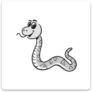 Snake sticker