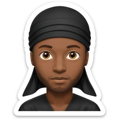 Ghetto black man sticker