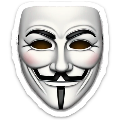 V for vendetta  sticker