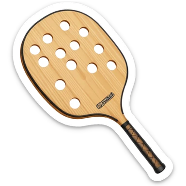 Pickleball racket sticker