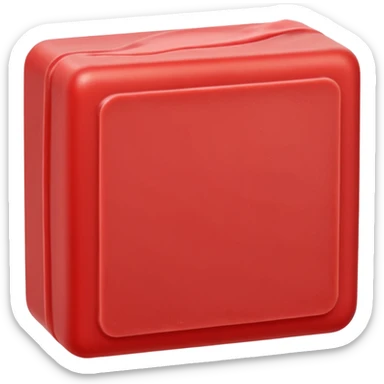 red soap sticker