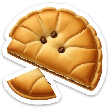 Panzerotto is a classic Italian street food from southern Italy. Best described as a folded pizza, fried until crispy golden brown, with a rich filling on the inside. It is a half moon shape sticker