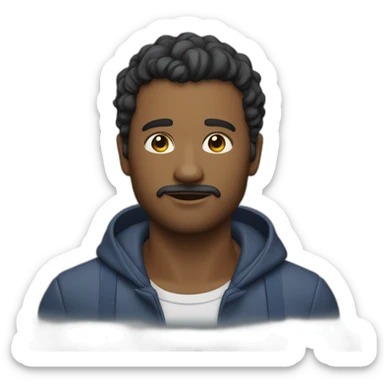 homme maigre sticker