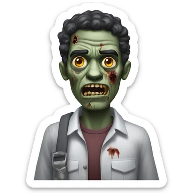 carlos matos zombie sticker
