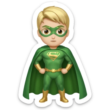 superhero for sustainability sticker