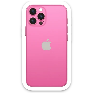 IPhone 17 pro Max pink sticker