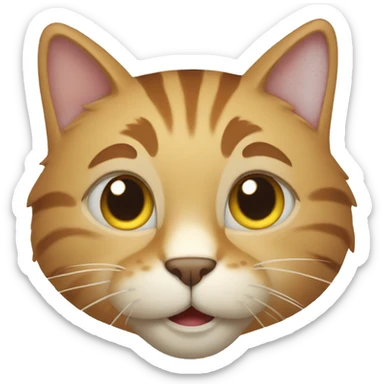 Find me the cat smiling sticker