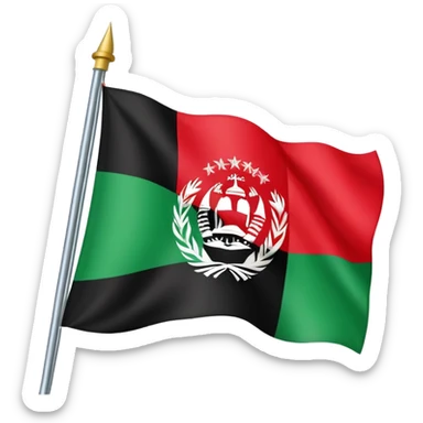 Afghanistan flag sticker