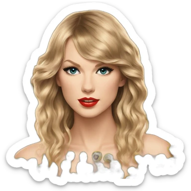 Taylor swift fearless album cover sticker
