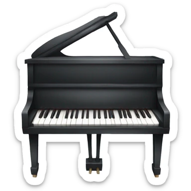 piano sticker