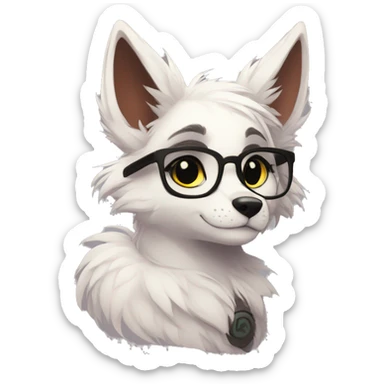 Cute Cool Edgy furry by Falvie, griffsnuff, LiLaiRa sticker