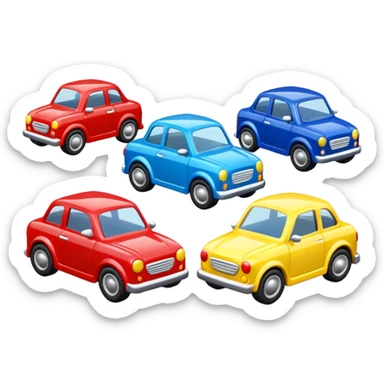 toy cars sticker