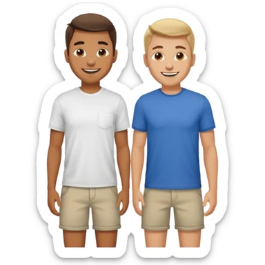 two guys arrive home sticker